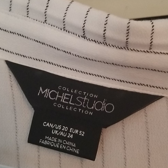 Cold Shoulder Button Up Blouse - Picture 3 of 3